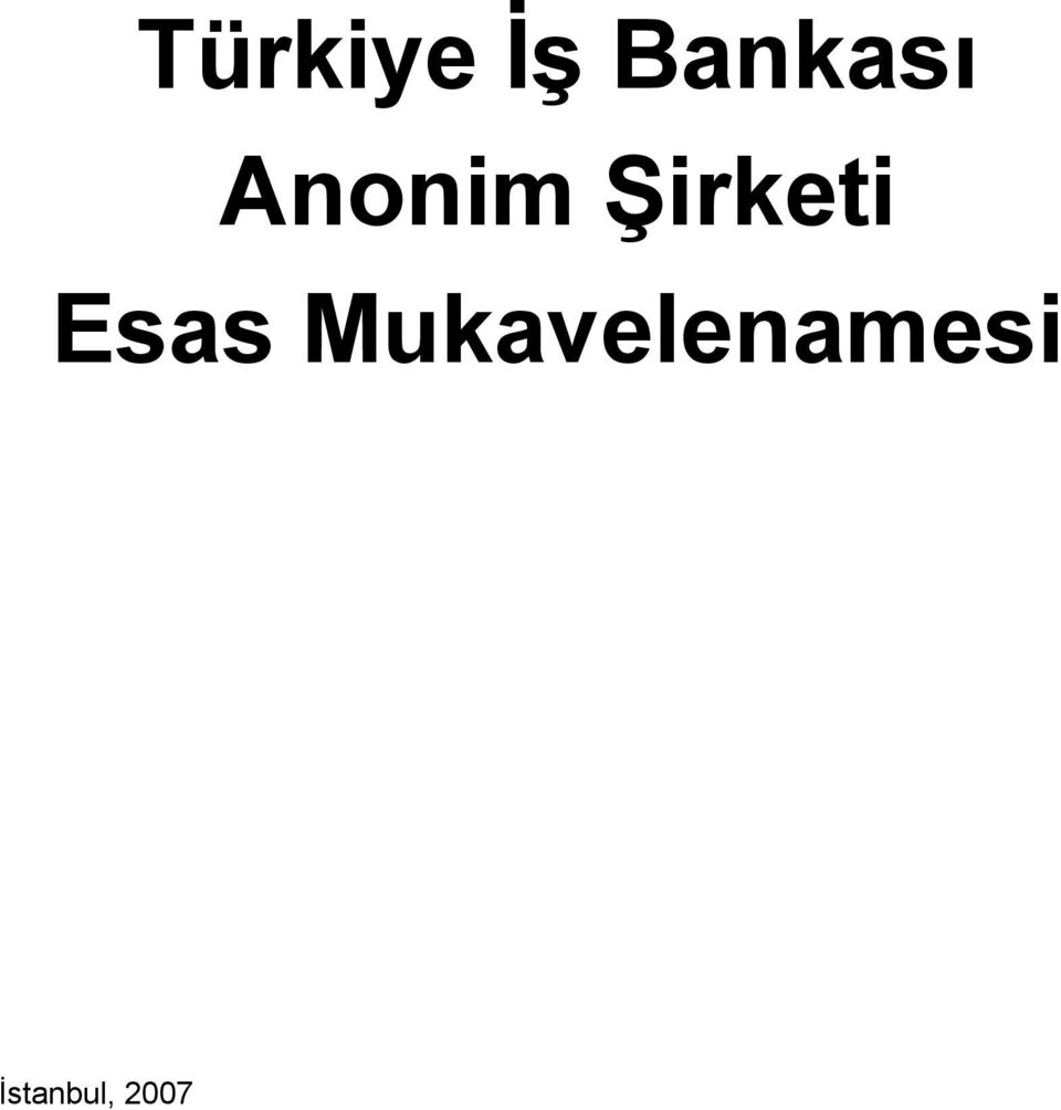 Şirketi Esas