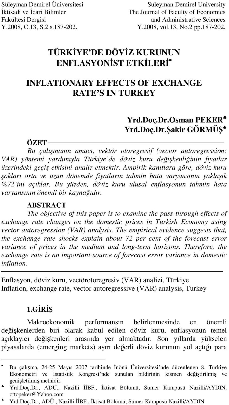 Osan PEKER Yrd.Doç.Dr.