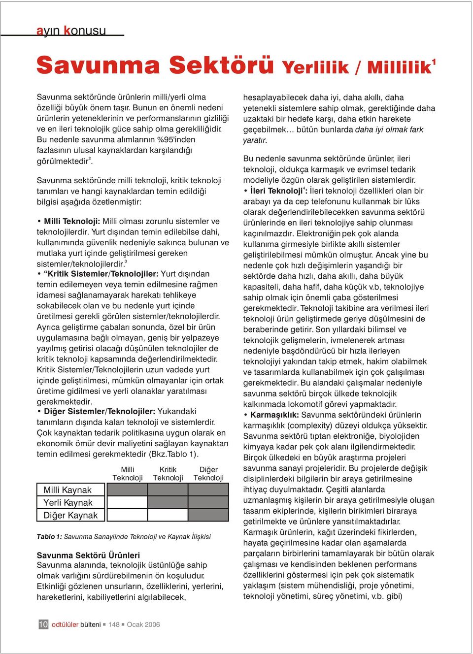 Bu nedenle savunma alýmlarýnýn %95'inden fazlasýnýn ulusal kaynaklardan karþýlandýðý 2 görülmektedir.