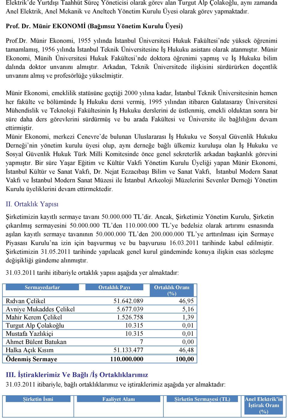 Münir Ekonomi, 1955 yılında İstanbul Üniversitesi Hukuk Fakültesi nde yüksek öğrenimi tamamlamış, 1956 yılında İstanbul Teknik Üniversitesine İş Hukuku asistanı olarak atanmıştır.