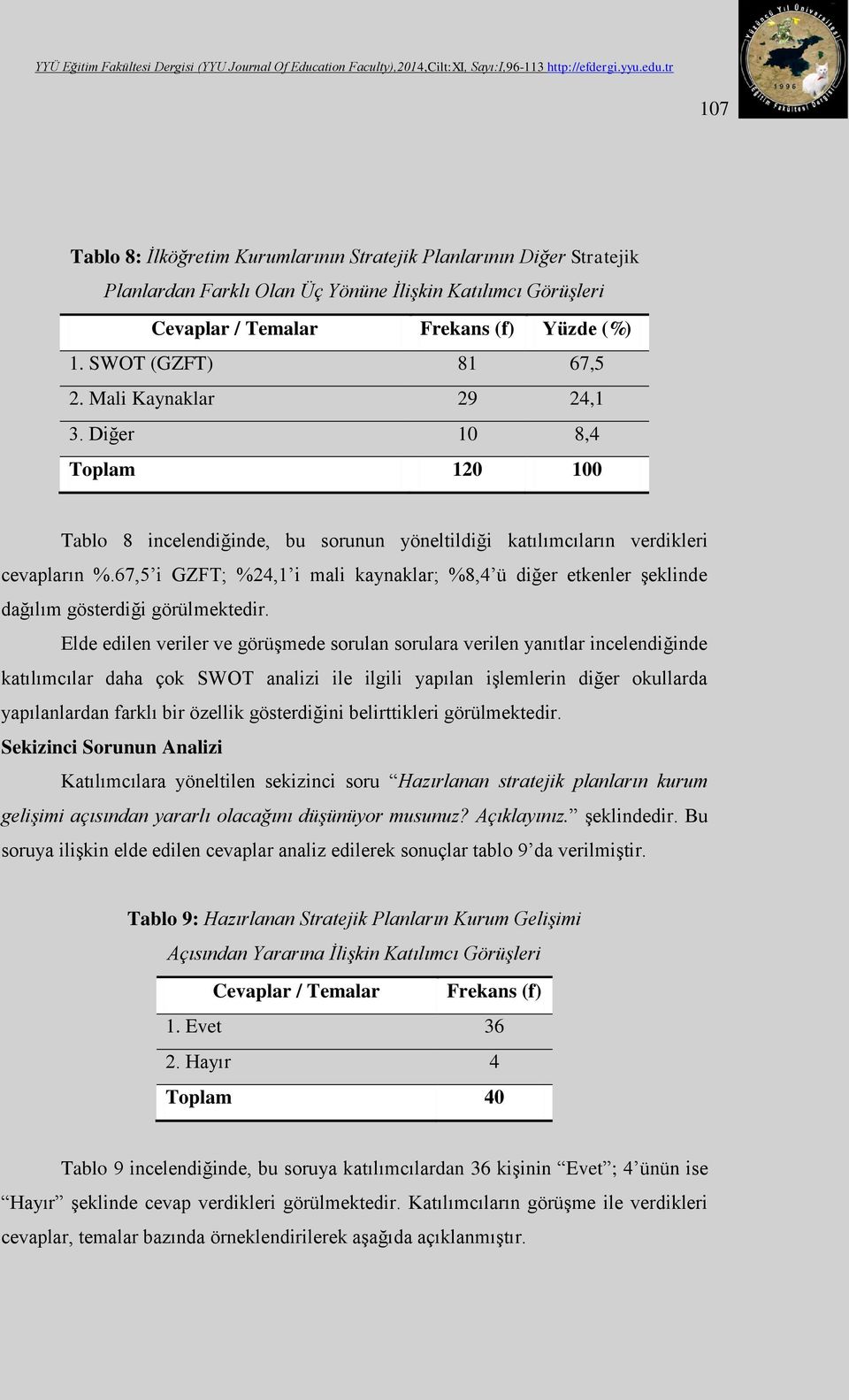 67,5 i GZFT; %24,1 i mali kaynaklar; %8,4 ü diğer etkenler şeklinde dağılım gösterdiği görülmektedir.