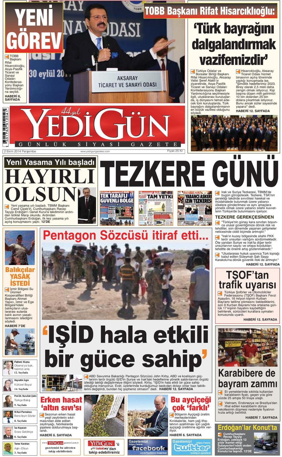 ziyaretinde, Asya-Pasifik Ticaret ve Sanayi Odaları Konfederasyonu Başkan Yardımcılığına seçilmesiyle ilgili, uluslararası kuruluşlarda, iş dünyasını temsil edecek tüm kuruluşlarda, Türk bayrağını