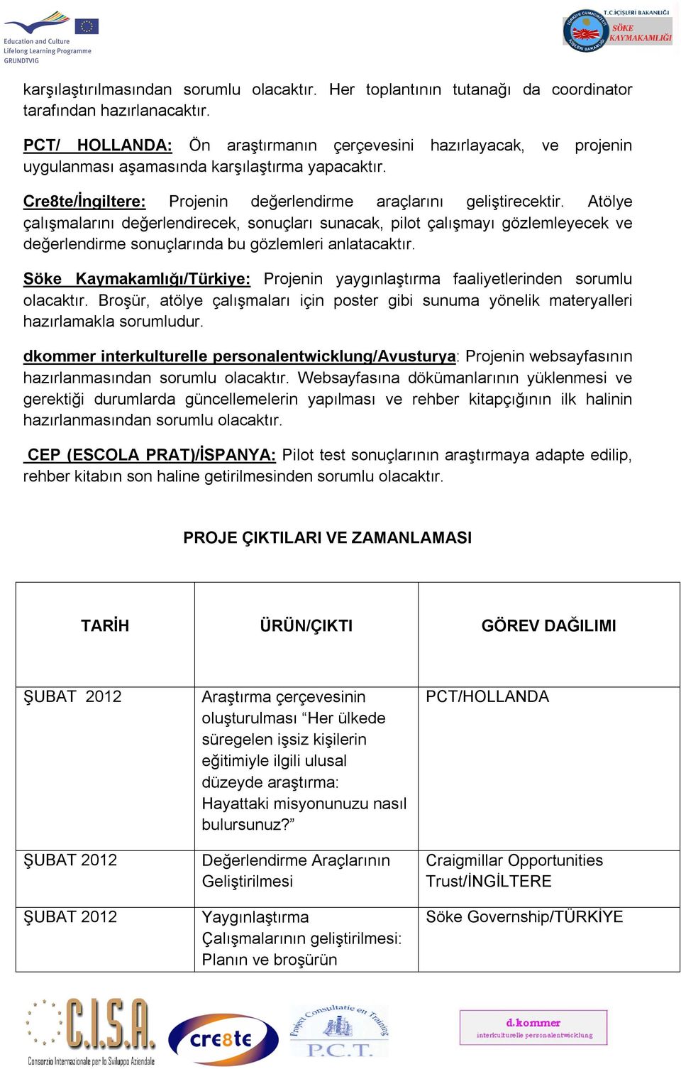 Atölye çalışmalarını değerlendirecek, sonuçları sunacak, pilot çalışmayı gözlemleyecek ve değerlendirme sonuçlarında bu gözlemleri anlatacaktır.