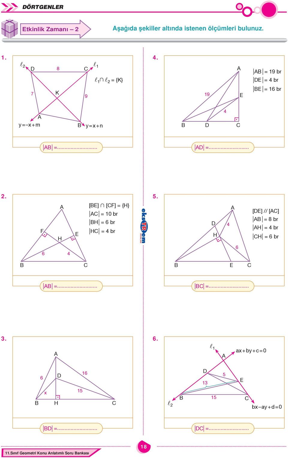 H [] [] = {H} = 10 br H = br H = br H [] // [] = 8 br H = br H = br =... =..... 1 + b + c = 0 1 1 5 H 15 15 b + d = 0 =.