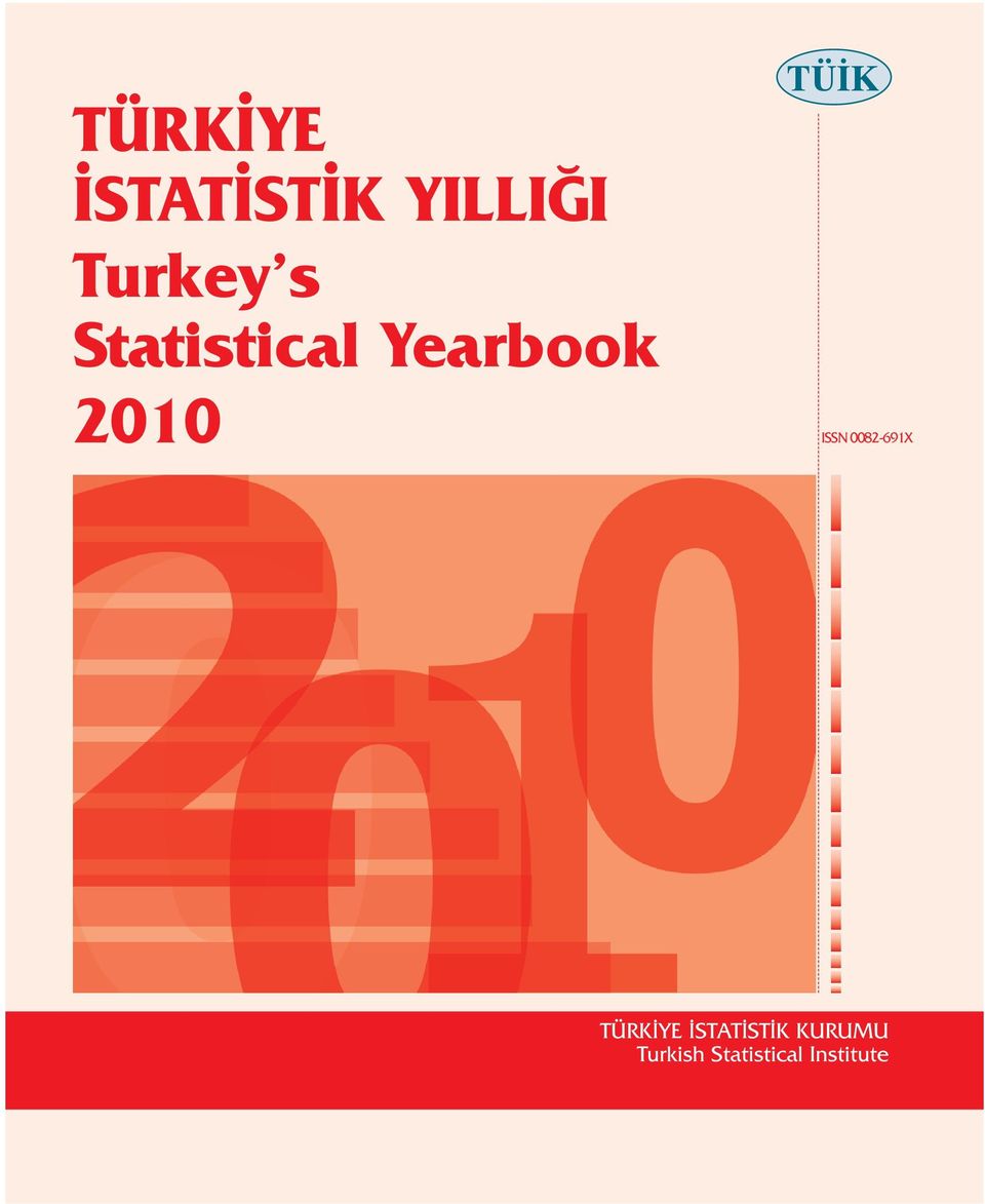 ISSN 0082-691X TÜRKİYE İSTATİSTİK