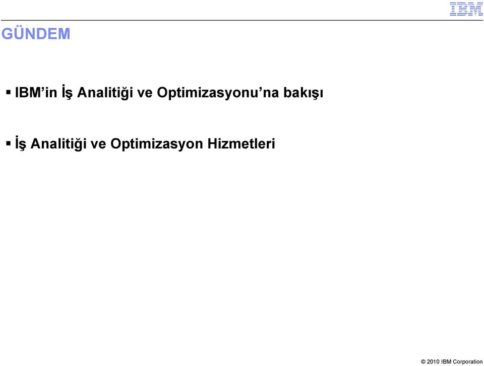 Optimizasyonu na bakışı