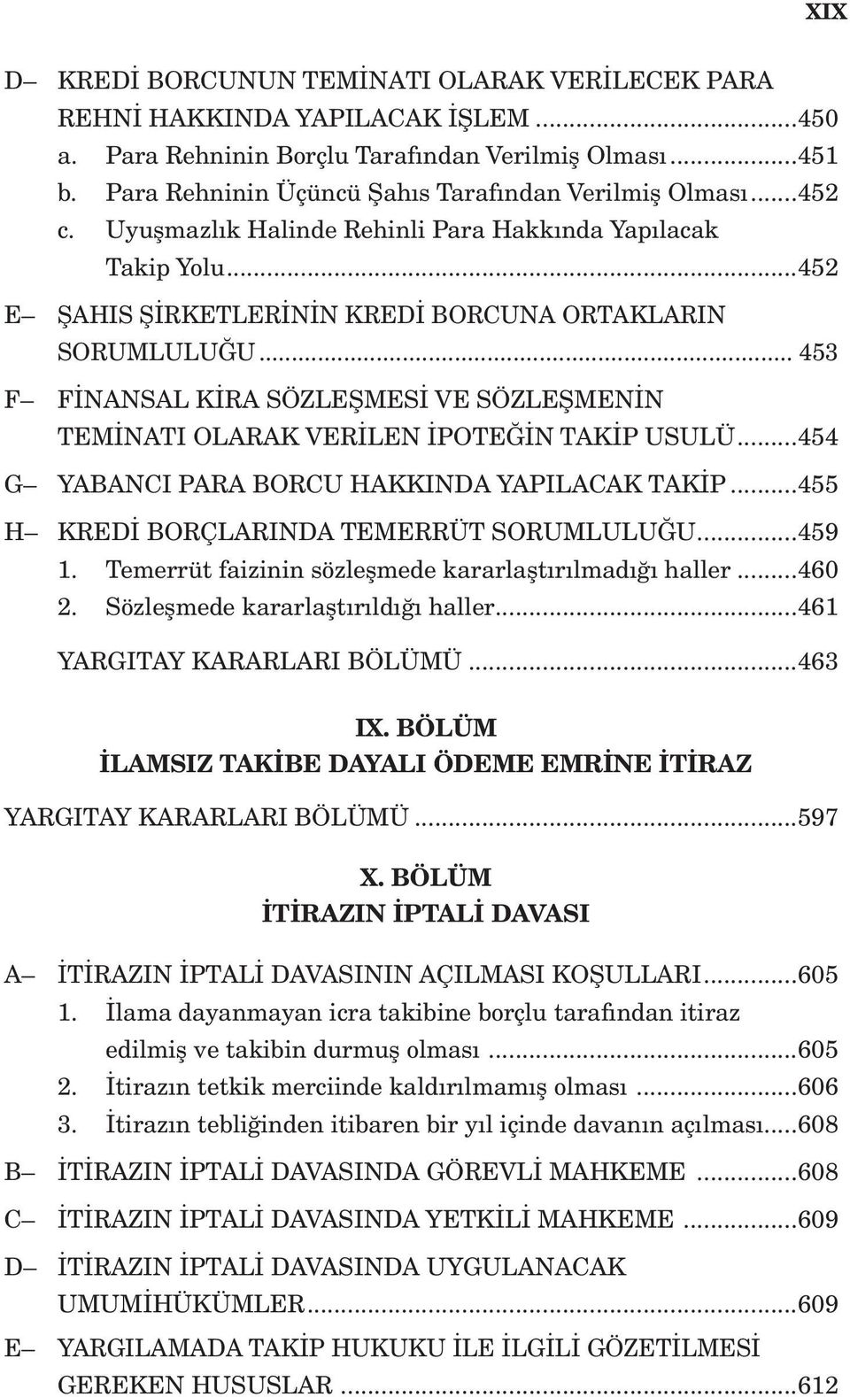 ..452 E ŞAHIS ŞİRKETLERİNİN KREDİ BORCUNA ORTAKLARIN SORUMLULUĞU... 453 F Fİ NAN SAL Kİ RA SÖZ LEŞ ME Sİ VE SÖZ LEŞ ME NİN TE Mİ NA TI OLA RAK VE Rİ LEN İPO TE ĞİN TA KİP USU LÜ.