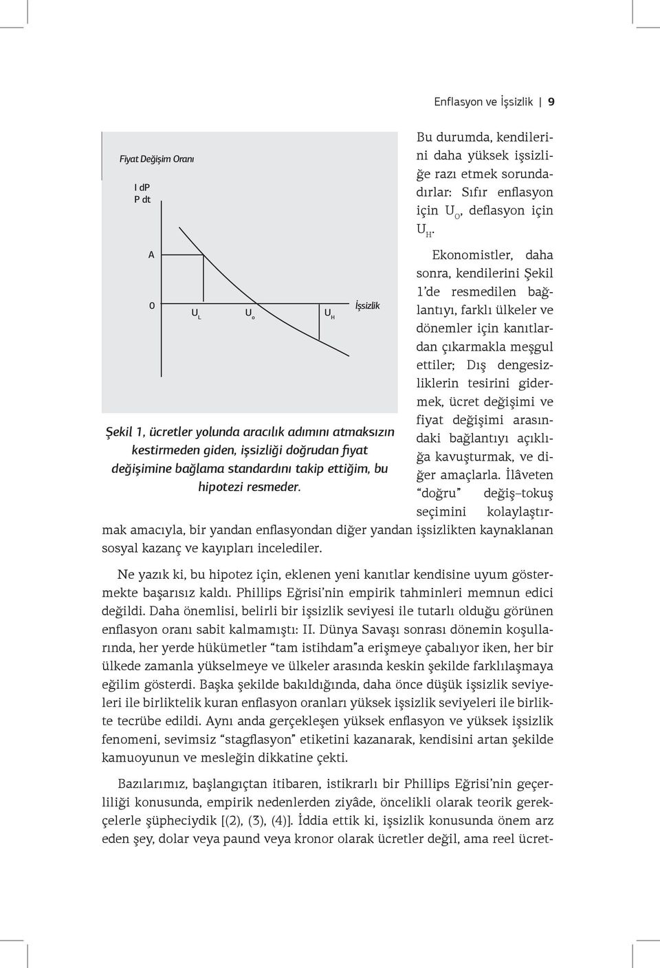 Ekonomistler, daha sonra, kendilerini Şekil 1 de resmedilen bağlantıyı, farklı ülkeler ve dönemler için kanıtlardan çıkarmakla meşgul ettiler; Dış dengesizliklerin tesirini gidermek, ücret değişimi