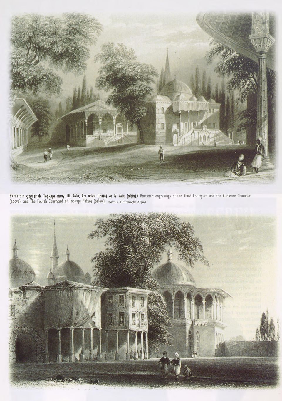 / Bartlett's engravings of the Third Courtyard and the