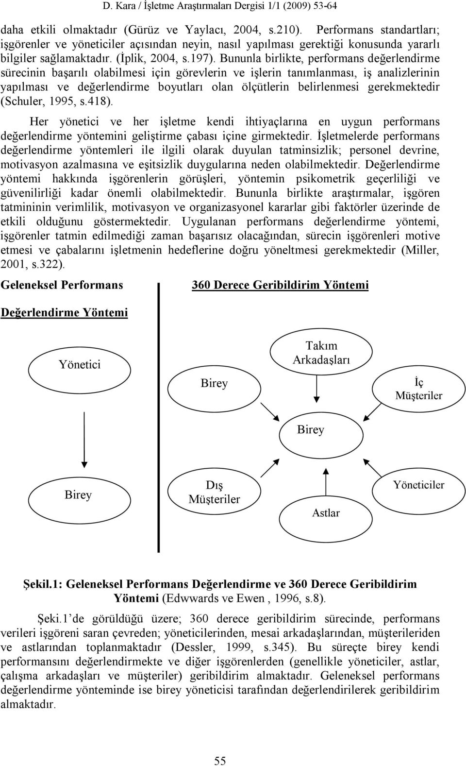 Bununla birlikte, performans değerlendirme sürecinin başarılı olabilmesi için görevlerin ve işlerin tanımlanması, iş analizlerinin yapılması ve değerlendirme boyutları olan ölçütlerin belirlenmesi