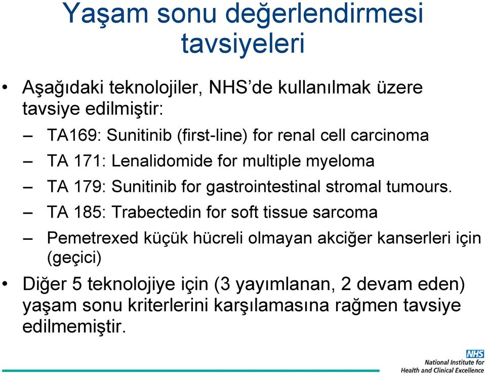 gastrointestinal stromal tumours.