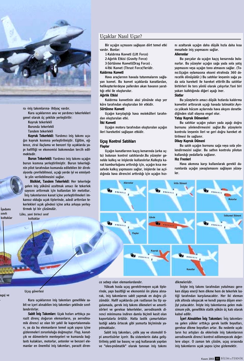 na yerlefltirilmifltir. E itim, e lence, zirai ilaçlama ve benzeri tip uçaklarda yap hafifli i ve ekonomisi bak m ndan tercih edilmektedir.