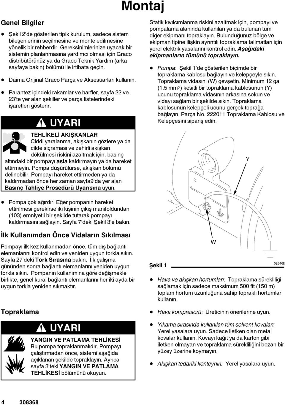 aima Orijinal Graco Parça ve Aksesuarları kullanın. Parantez içindeki rakamlar ve harfler, sayfa ve te yer alan şekiller ve parça listelerindeki işaretleri gösterir.