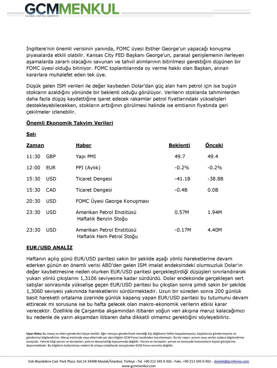 FOMC toplantılarında oy verme hakkı olan Başkan, alınan kararlara muhalefet eden tek üye.