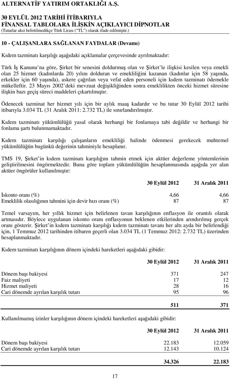 için kıdem tazminatı ödemekle mükelleftir. 23 Mayıs 2002 deki mevzuat değişikliğinden sonra emeklilikten önceki hizmet süresine ilişkin bazı geçiş süreci maddeleri çıkartılmıştır.