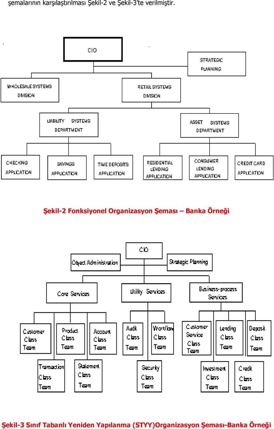 Şekil-2 Fonksiyonel Organizasyon Şeması Banka