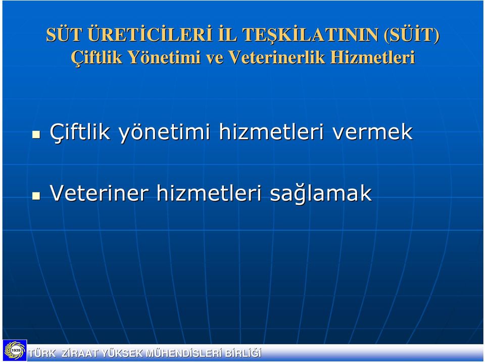 Veterinerlik Hizmetleri Çiftlik