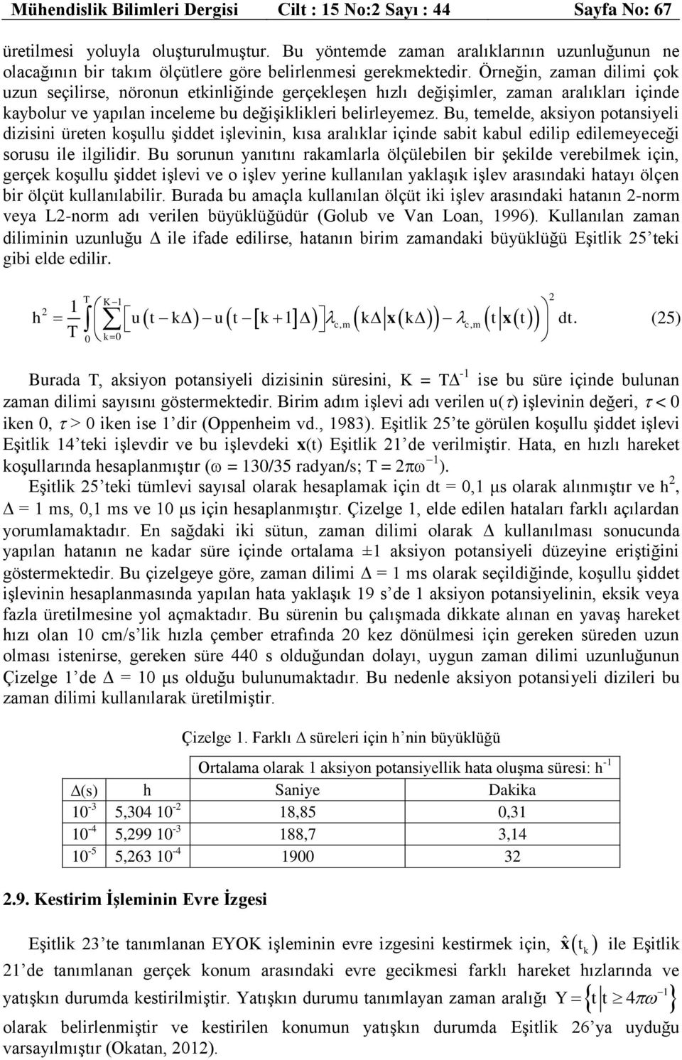 Bu, emelde, asiyon poansiyeli dizisini üreen oşullu şidde işlevinin, ısa aralılar içinde sabi abul edilip edilemeyeceği sorusu ile ilgilidir.