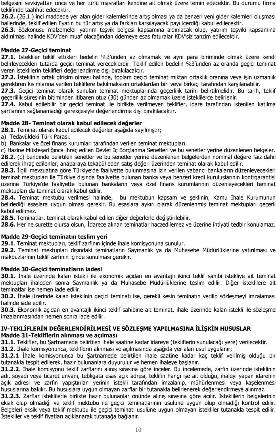 edilecektir. 26.3.