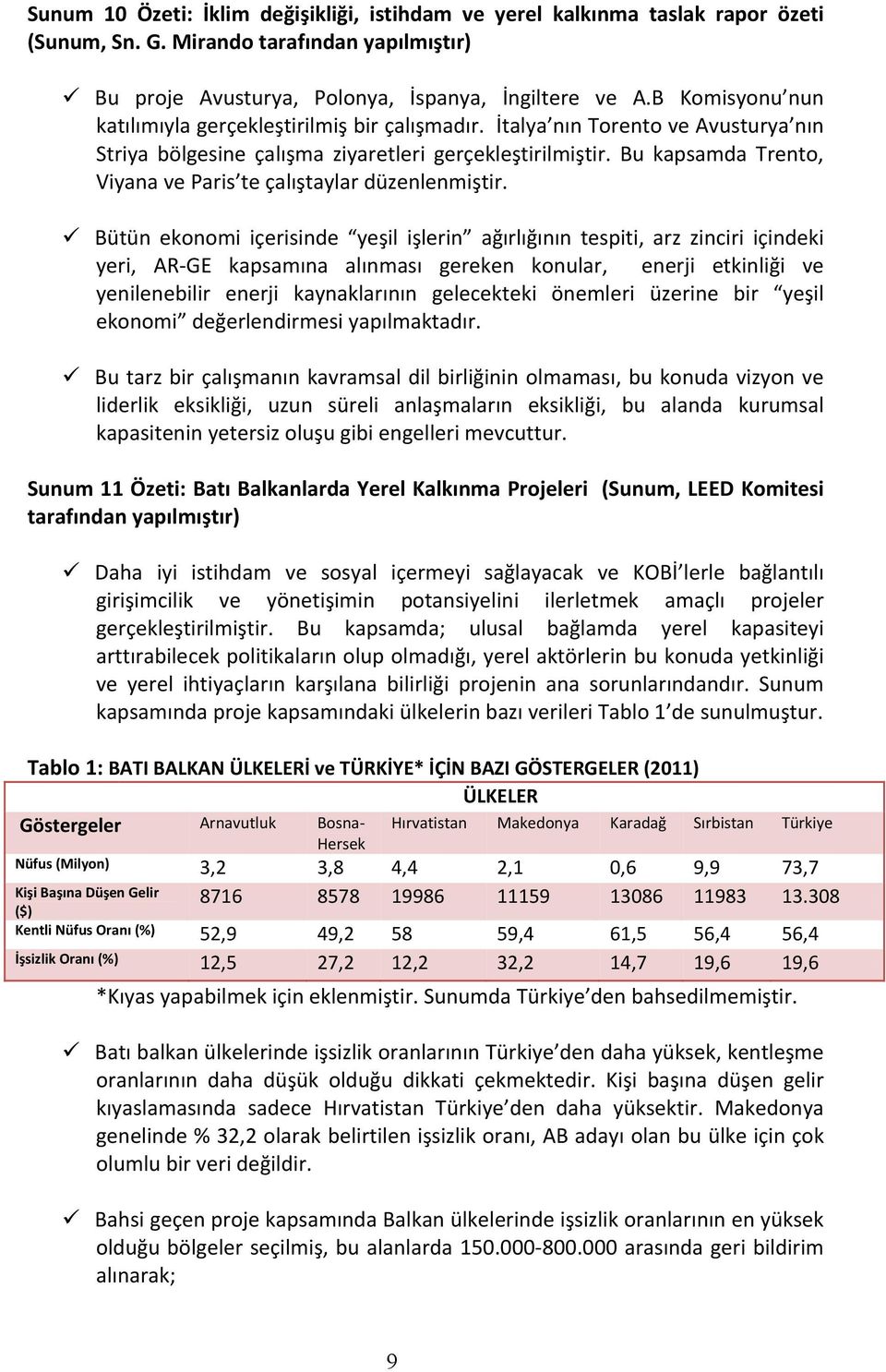 Bu kapsamda Trento, Viyana ve Paris te çalıştaylar düzenlenmiştir.