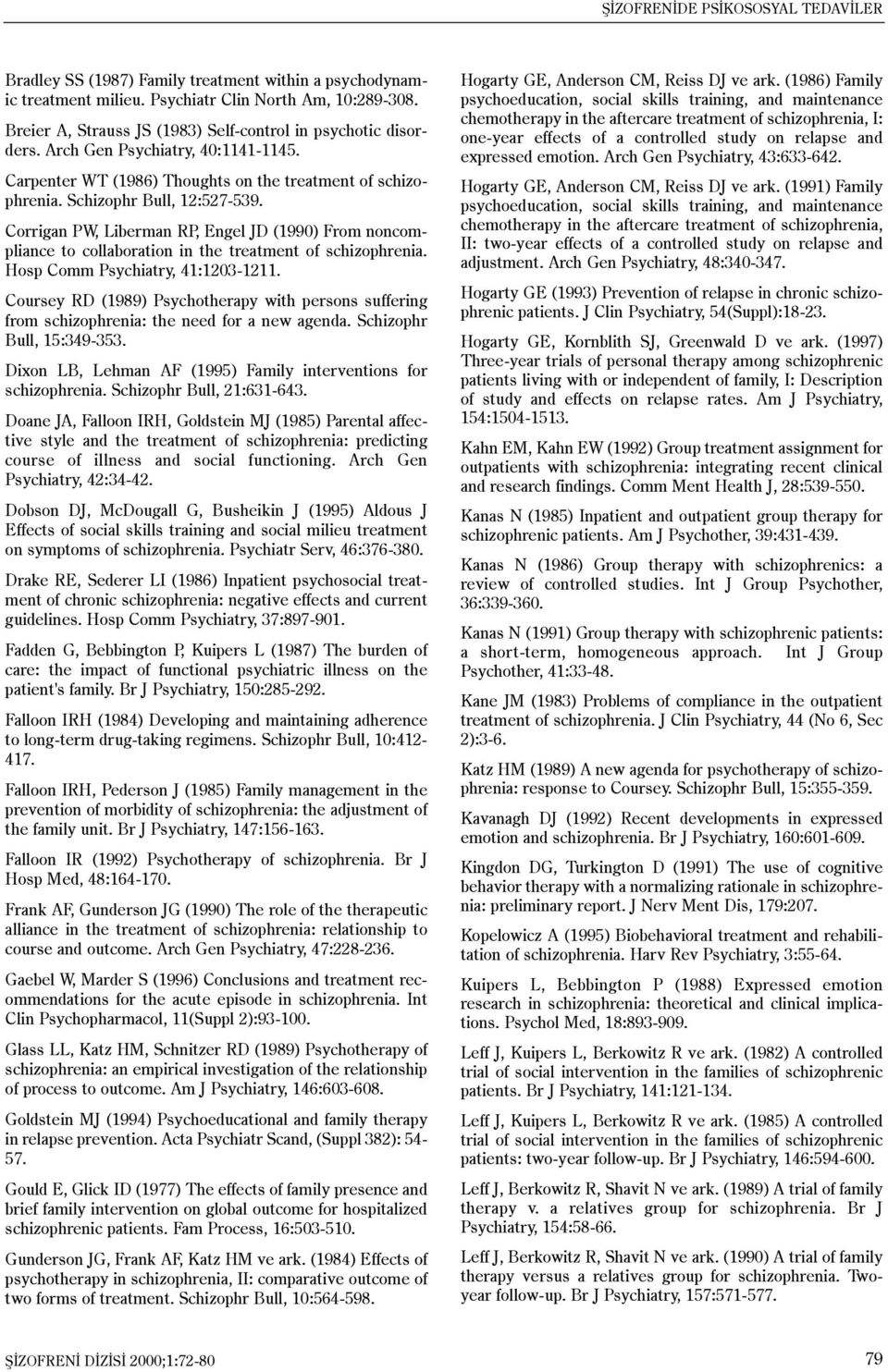 Corrigan PW, Liberman RP, Engel JD (1990) From noncompliance to collaboration in the treatment of schizophrenia. Hosp Comm Psychiatry, 41:1203-1211.