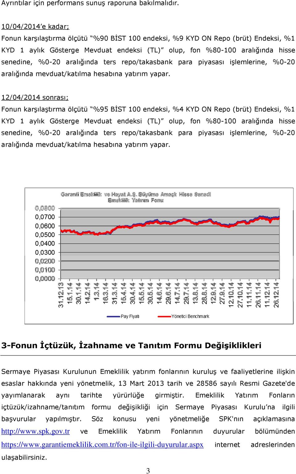 aralığında ters repo/takasbank para piyasası işlemlerine, %0-20 aralığında mevduat/katılma hesabına yatırım yapar.