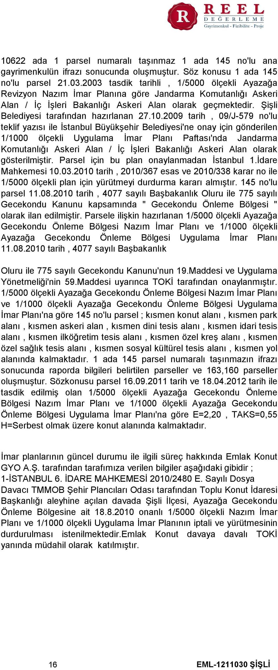 Şişli Belediyesi tarafından hazırlanan 27.10.