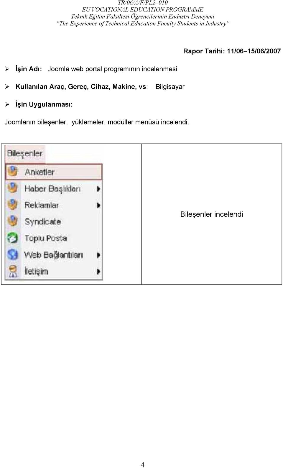 Cihaz, Makine, vs: Bilgisayar Joomlanın bileşenler,