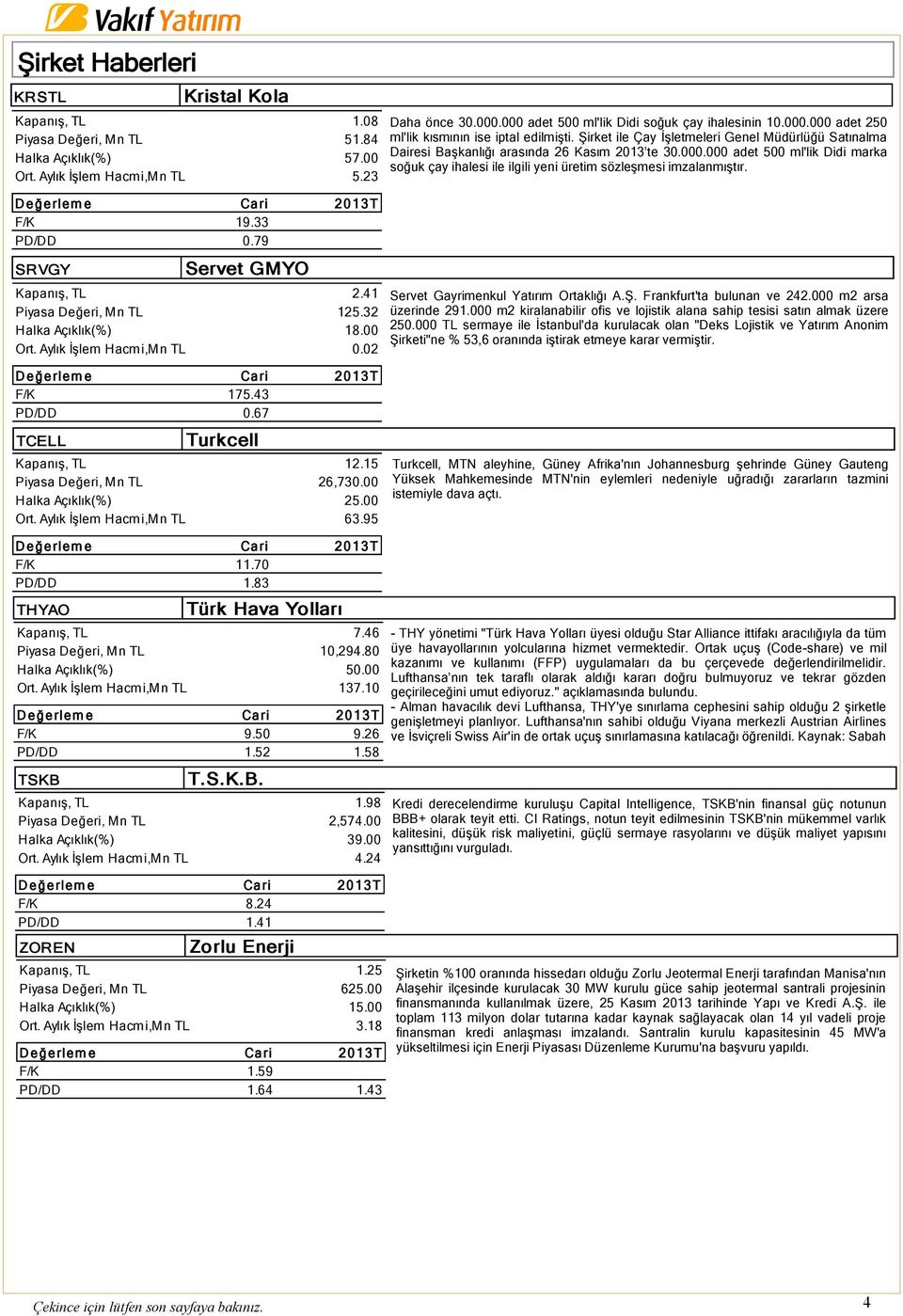 Şirket ile Çay İşletmeleri Genel Müdürlüğü Satınalma Dairesi Başkanlığı arasında 26 Kasım 2013 te 30.000.