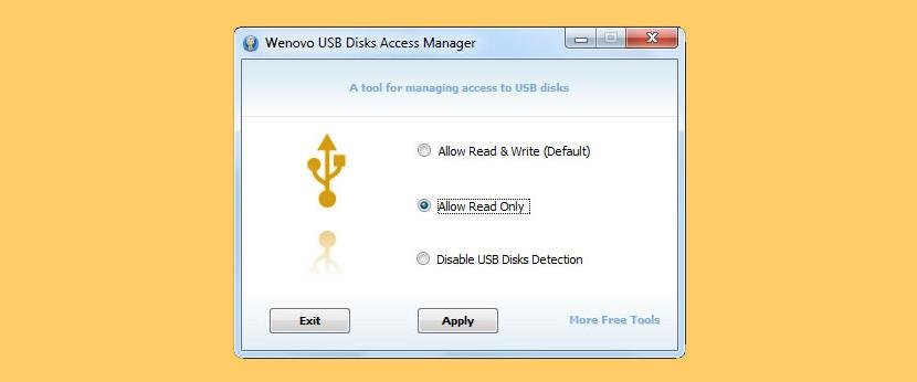 USB Diskler Erişim Yöneticisi, USB disklere erişimi yönetmenizi sağlayan ücretsiz bir Windows yardımcı programıdır.