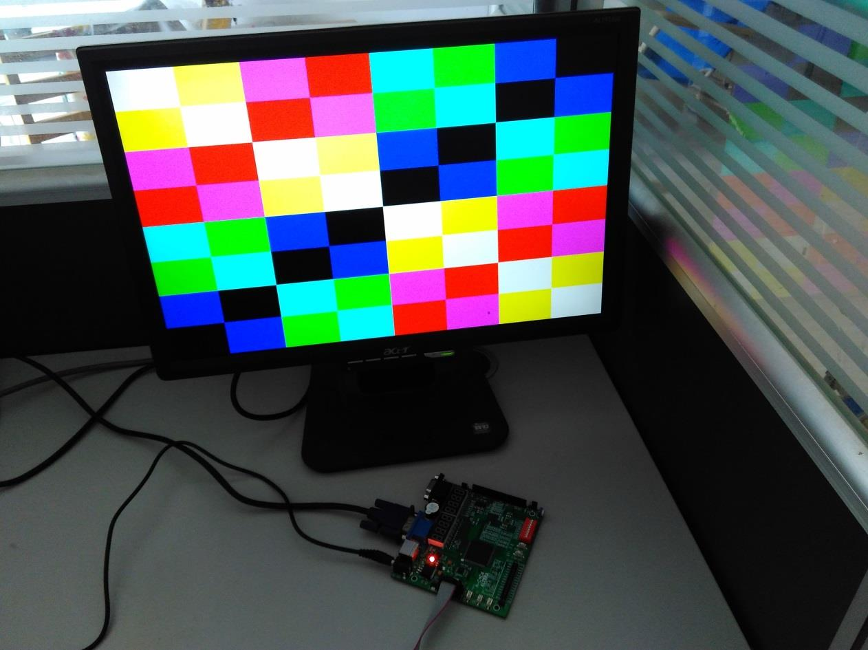 ALTERA Cyclone IV 17 VGA BAĞLANTI NOKTASININ KULLANIMI: FPGA geliştirme kart üzerinde harici görüntüleme birimlerinde kullanılmak üzere(monitör, Projeksyon, TV, vb.