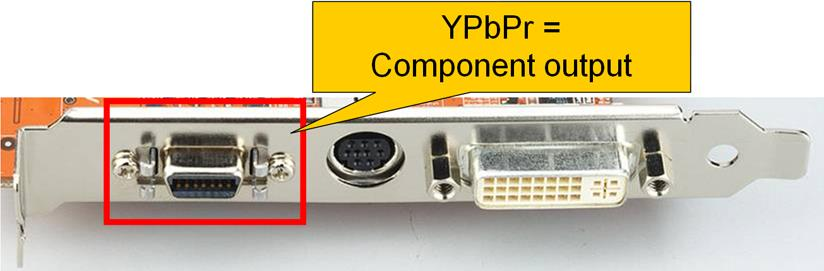 Component, S Video ve Composite Bağlayıcılar Bu bağlayıcı türleri HDMI bağlantısının yaygınlaşması ile birlikte tarihe karışmaktadır.