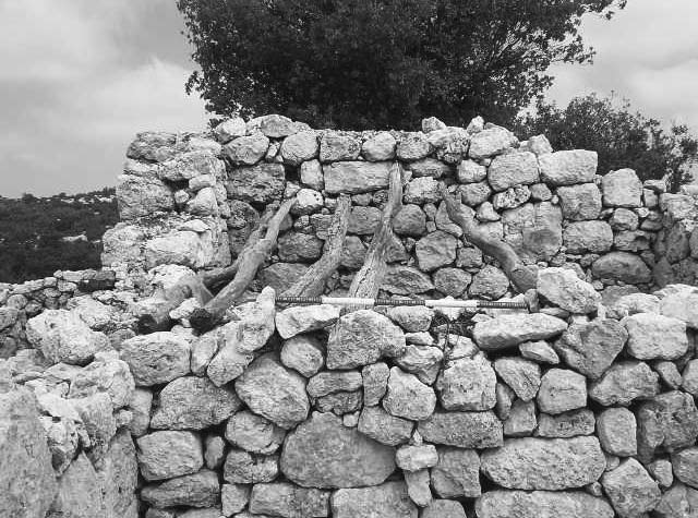 Res. / Fig. 3 Res. / Fig. 4 masında, duvarlarda kapı lento ve sövelerinin yapımında kullanılırken (Res. 2), yeni çiftlik evlerinin duvarları kesme değil, kırma taşlarla örülmektedir (Res. 3).