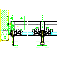 Schüco BEB 80 FC >Façade ( FW 50+ ) External Blinds, Type 4 U-shaped head box vertical Drawing dxf (dxf/1.