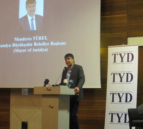 10-12 Nisan 2015 TYD Antalya Seyahati Antalya Büyükşehir Belediye Başkanı Sayın Menderes Türel ve