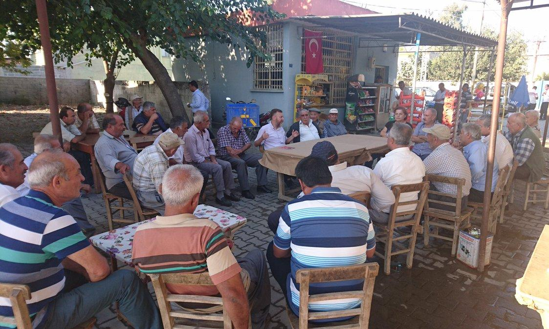 12. Mersin/Tarsus/Esenler de vatandaşlarla bir araya gelerek ülke gündemine ilişkin değerlendirmede bulundu. (15.10.2016) 13.