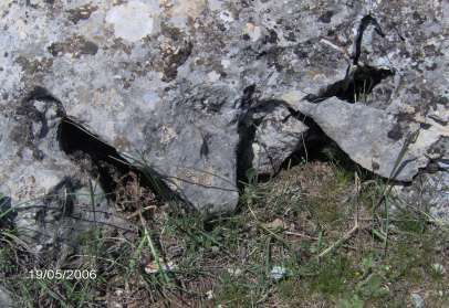 İNEGÖL DAĞI NIN FİZİKİ COĞRAFYA ÖZELLİKLERİ Foto 5. Karaali köyü yakınlarında küçük düz tabanlı lapya. doğal küçük köprü şekilleri de oluşmuştur.