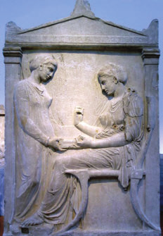 Yunan Ve Roma Mezar Stellerinin Gelişimi GSED 37 155 Foto 2: Mezar stel tipleri (http://www.