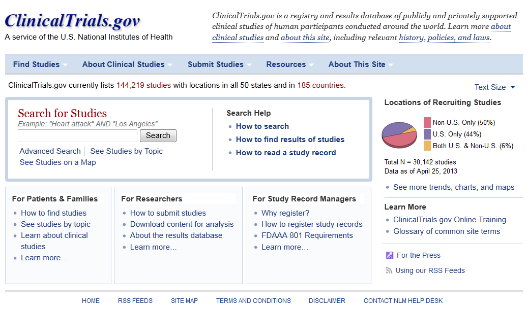 ClinicalTrials.