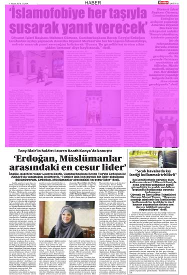 YENİ KONYA Tarih : 01.04.