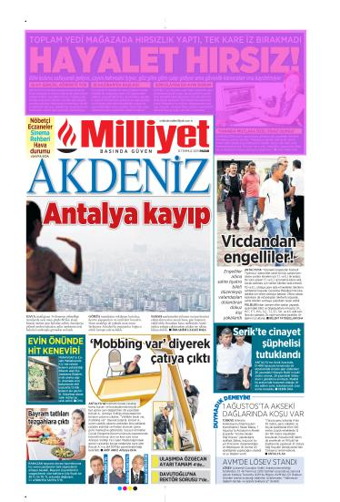 MİLLİYET AKDENİZ Tarih : 12.07.