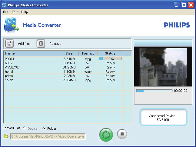 6 Videolar İpucu Philips Media Converter yazılımını www.philips.com/ support adresinden de indirebilirsiniz.