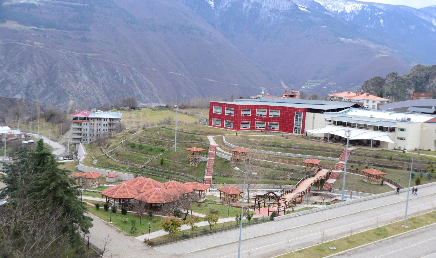 Resim 3 Borçka Acarlar MYO Çevre Düzenlemeleri Resim 4 Seyitler Yerleşkesi Vadi Projesi Düzenlemeleri Kampüs Altyapısı Projesinde Devam Eden İşler; 2015 Yılında ihale edilen Artvin Çoruh Üniversitesi