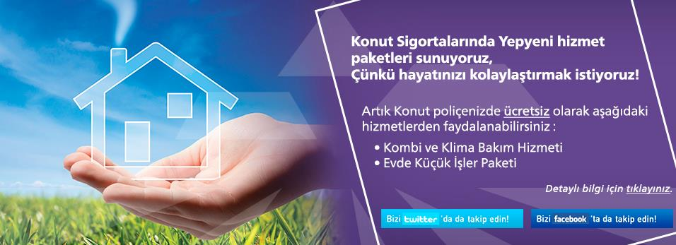 Groupama Konut Poliçerilerinde - Süper Konut ve Kolay Konut - 2 yeni hizmet eklenmiştir: Evde küçük İşler Paketi ve Kombi-Klima Bakım Hizmet Paketleri, Konut poliçelerinde seçimli bir teminat olarak