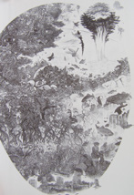 Görsel 9: S.Kawachi, T.Gravür, 123x91cm, 2002 Görsel 10: K. Kobayashi, M. Gravur, 115x87cm,2000 Batı baskı sanatlarındaki değişmeler ise, H.A.P.