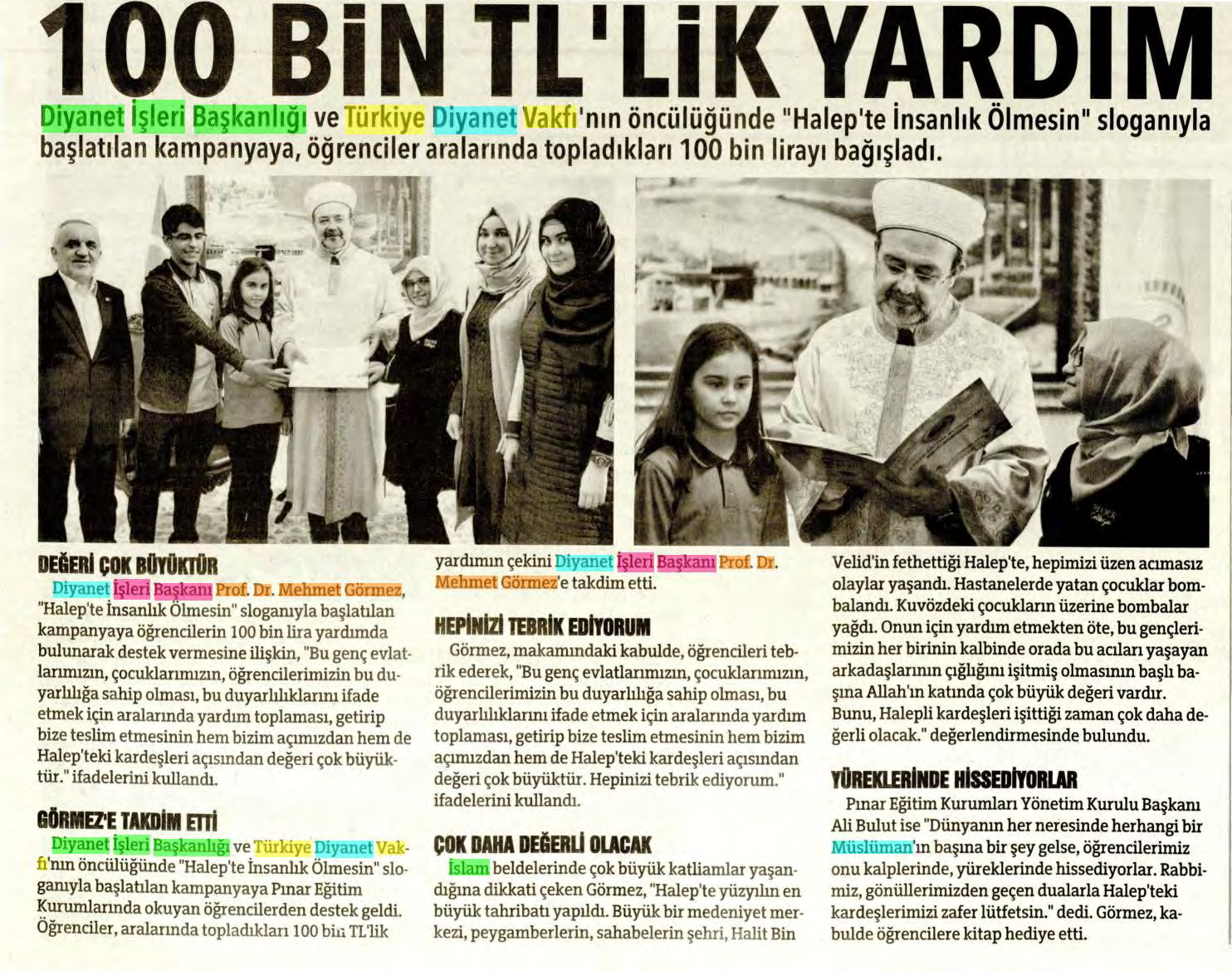 İL GAZETESİ Tarih : 23.12.