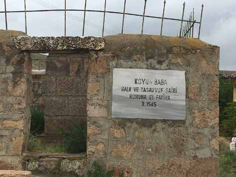 Yeşilhisar daki Koyunbaba Türbesi Yeşilhisar daki Koyunbaba Türbesine; ilçe halkı sadece mezarlık ziyaretine geldikleri zaman uğramakta, onun dışında özel olarak bu türbeyi ziyarete pek