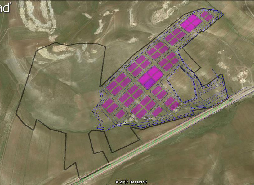 SANAYİ Tekstilkent Projesi işletmeler 2 adet 750m2 lik işletme olarak tahsis edilecektir) inşa edilecektir.