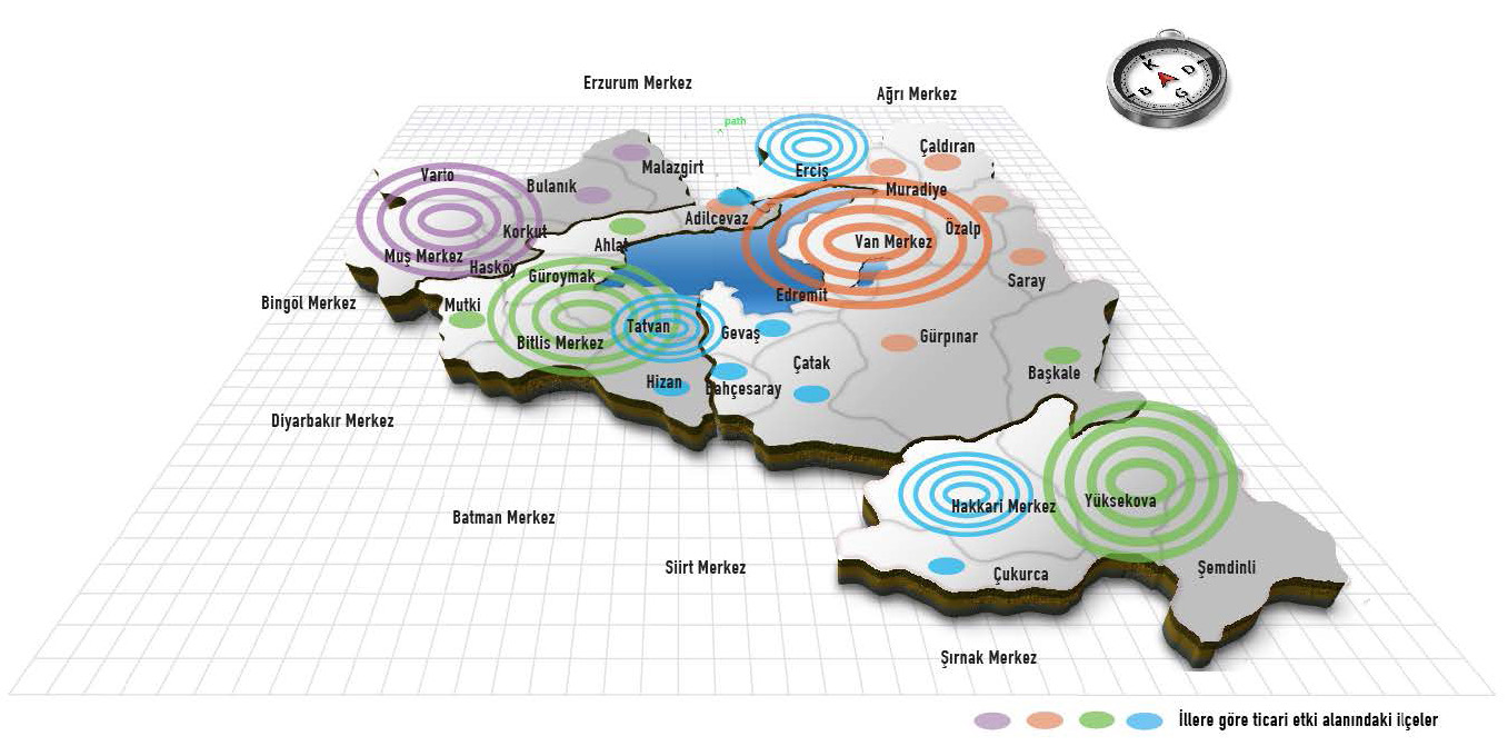 Bitlis İli Organize Sanayi Bölgesi; Tablo 7 : Bitlis OSB Bilgileri Parsel Büyüklüğü Parsel Sayısı Toplam Alan (ha) Oran(%) A (2000-4000 m 2 ) 10 3.69 11.30 B (4001-7000 m 2 ) 41 21.60 66.