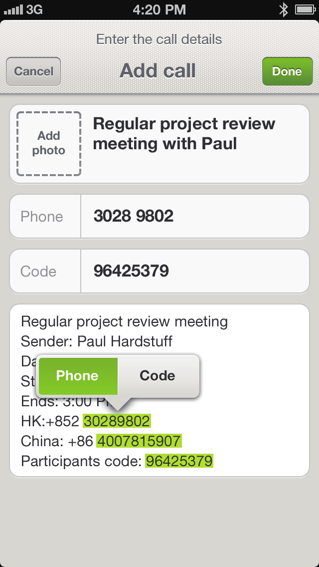 WeCall Uygulaması (iphone için) ile birlikte kullanın 1 Philips WeCall uygulamasını iphone unuza indirin. 4 Philips WeCall uygulamasını açın ve takviminizdeki konferans görüşmelerini aktarın.